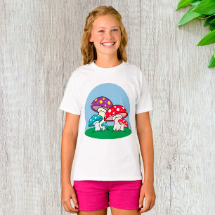 Camiseta Jardim de Cogumelos Vibrantes