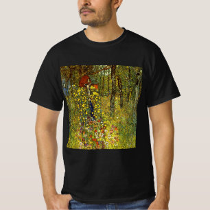 Camiseta Jardim de fazenda com Crucifixo por Gustav Klimt