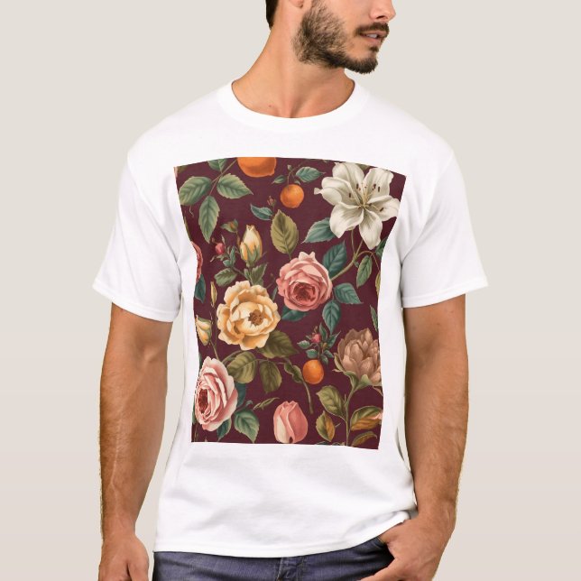 Camiseta Jardim de flores (Frente)