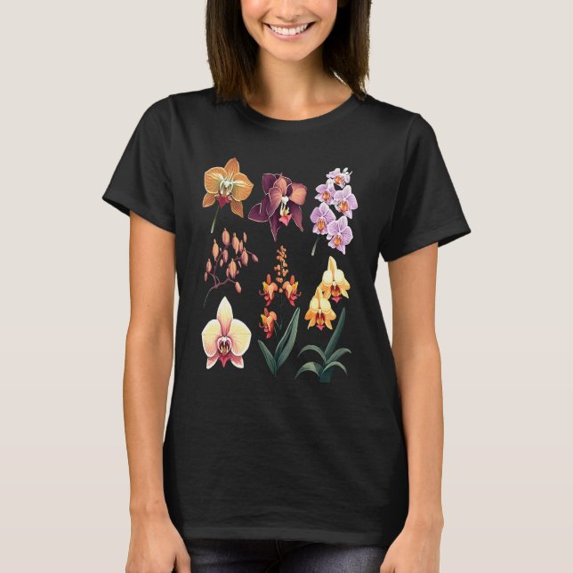 Camiseta Jardim de Flores Flores Fofas Florista Mamãe (Frente)