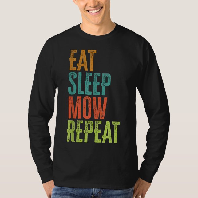 Camiseta Jardim de Grama de Chuva da Cabeça de Reprodução d (Frente)