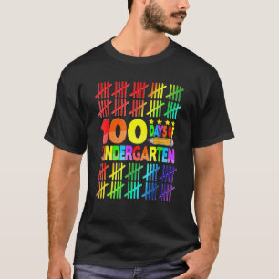Camiseta Jardim de Infância 100 Dias de Escola Professor Cr