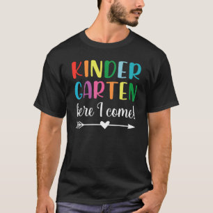 Camiseta Jardim de Infância Aqui Eu Venho Professora