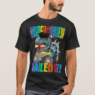 Camiseta Jardim De Infância Arrumou Monstro De Caminhão Din