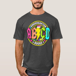 Camiseta Jardim de Infância Balança ABCD De Volta à Escola