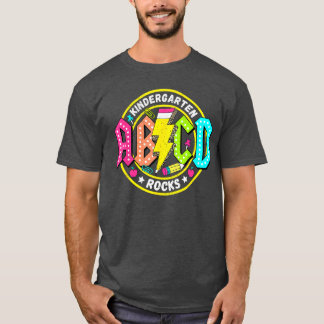 Camiseta Jardim de Infância Balança ABCD De Volta à Escola 
