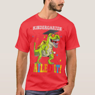 Camiseta Jardim de Infância - Classe de Formando Dinossauro
