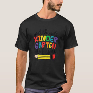 Camiseta Jardim de Infância Cuidado Jardim de Infância Aqui