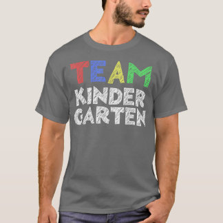 Camiseta Jardim De Infância Da Equipe De Volta À Escola