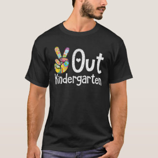 Camiseta Jardim de Infância da Paz - Dia Final da Escola Ki