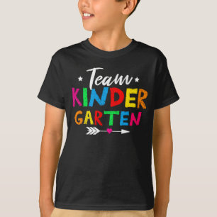 Camiseta jardim de infância de equipe