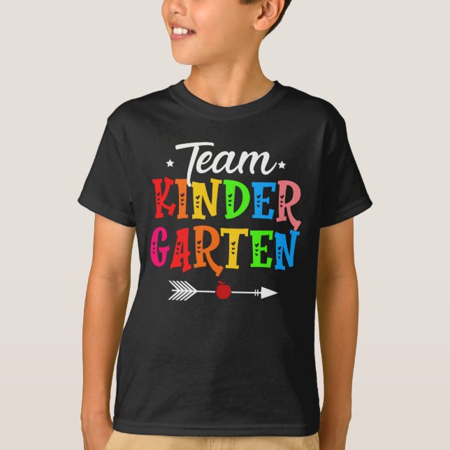 Camiseta jardim de infância de equipe (Frente)