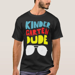 Camiseta Jardim de Infância de volta à escola no primeiro d