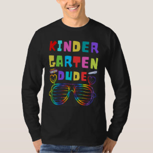 Camiseta Jardim De Infância De Volta À Escola Tie Dye First