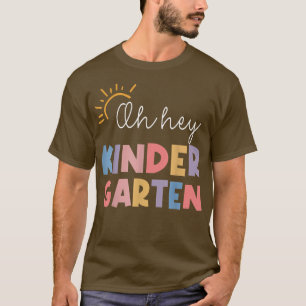 Camiseta Jardim de Infância de Volta ao Ensino de Professor