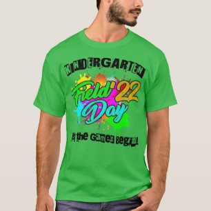 Camiseta Jardim de Infância do Dia de Campo 2022 Deixe Os J