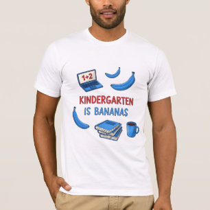 Camiseta Jardim de Infância é Bananas Citação Divertida da