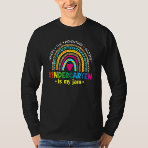 Camiseta Jardim de Infância É Minha Paixão De Volta às Aula