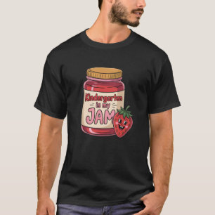 Camiseta Jardim de Infância é Minha Paixão Morango Volta às