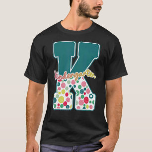 Camiseta Jardim De Infância Em Pontos Verdes É Um Bom Dia P