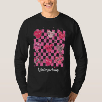 Camiseta Jardim de Infância Ensino Amor Inspira Mulheres Va