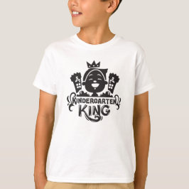 Camiseta Jardim de Infância King Cute Kids Boys Slogan