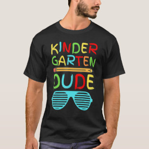 Camiseta Jardim de Infância Lápis do Primeiro Dia de Cores