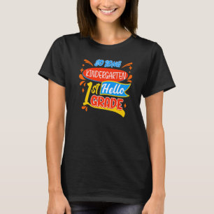 Camiseta Jardim de Infância Longo Alô 1 rua De Volta Para