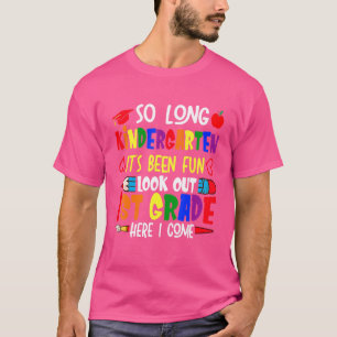 Camiseta Jardim de Infância Longo Alô, Jardim de Infância d