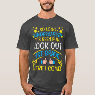 Camiseta Jardim de Infância Longo Olhe Para A Série 1rua No