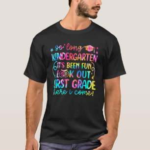 Camiseta Jardim de Infância Longo Olhe Para O Primeiro Grau