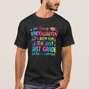 Camiseta Jardim de Infância Longo Olhe Para O Primeiro Grau