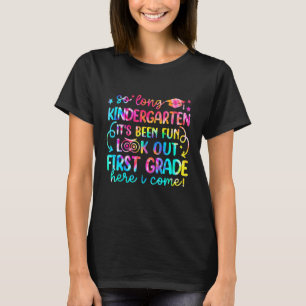 Camiseta Jardim de Infância Longo Olhe Para O Primeiro Grau