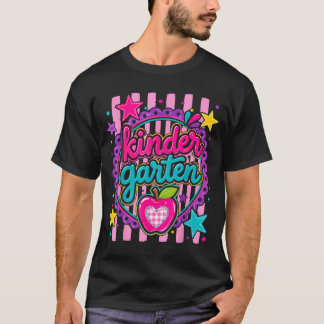 Camiseta Jardim de Infância Meninos Meninas Primeiro Dia De
