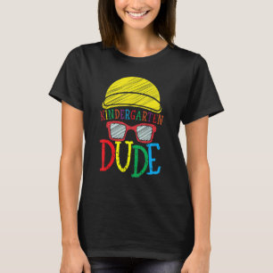 Camiseta Jardim De Infância Meu Primeiro Dia De Volta Ao En