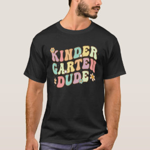 Camiseta Jardim De Infância Meu Primeiro Dia De Volta Ao En