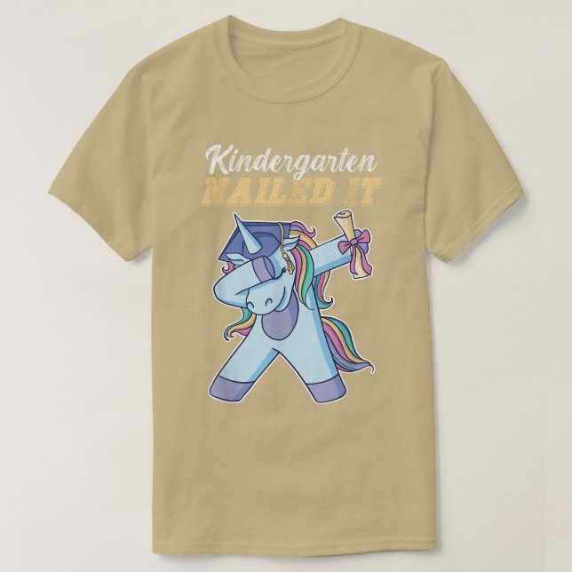 Camiseta Jardim De Infância Nunou It Kids Unicorn Graduação (Frente do Design)