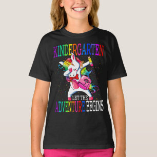 Camiseta Jardim de Infância Que A Aventura Começa Unicór