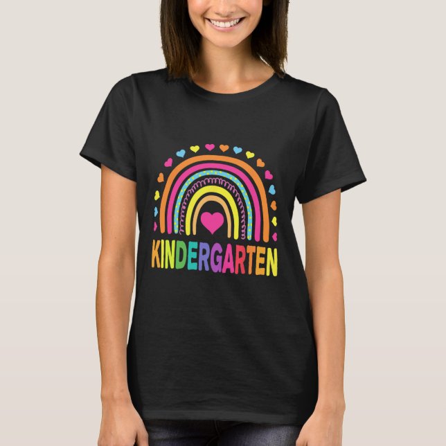 Camiseta Jardim de Infância Rainbow Girls Boys Equipe de Pr (Frente)