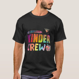 Camiseta Jardim de Infância Rainbow Girls Boys Equipe de Pr