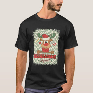 Camiseta Jardim de Infância Reindeer no Natal Esquadrão de