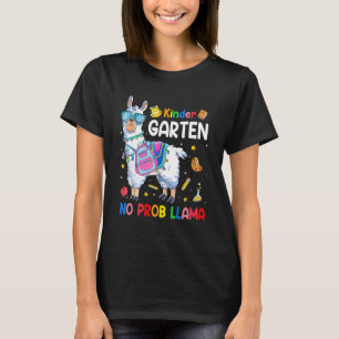 Camiseta Jardim De Infância Sem Prob Lama De Volta Às Insta