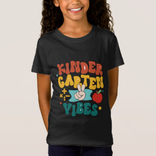 Camiseta Jardim de Infância Vibes Crianças Roupa Unisex