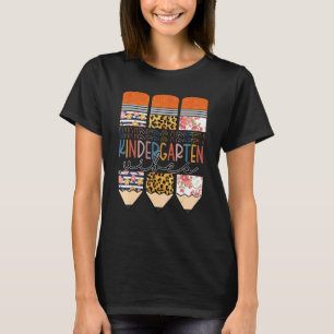 Camiseta Jardim De Infância Vibes Primeiro Dia De Volta Ao