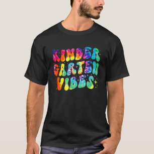 Camiseta Jardim de Infância Vibes Tie Dye Professor de volt