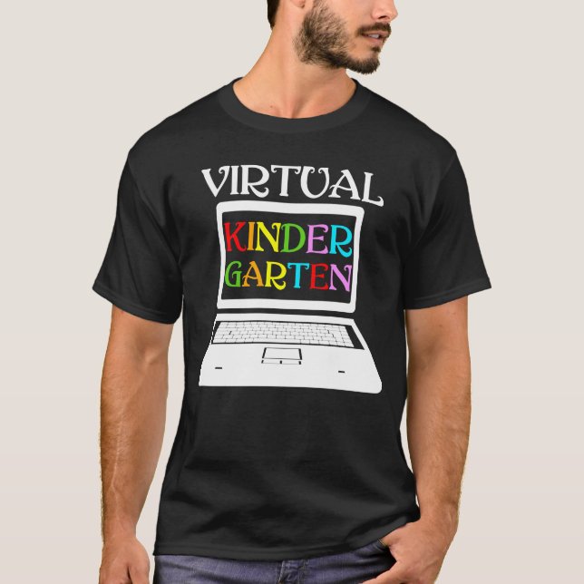 Camiseta jardim de infância virtual (Frente)