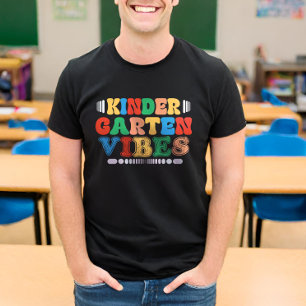 Camiseta Jardim De Infância Volta Para Estudantes De Profes