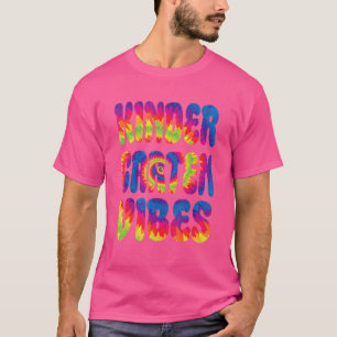 Camiseta Jardim De Infância Volta Para Professora De Tie Dy