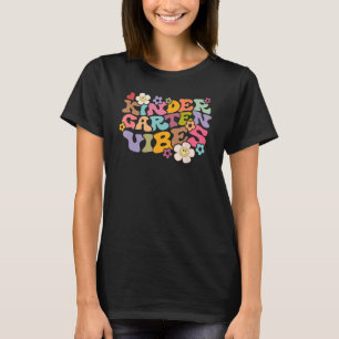 Camiseta Jardim De Infância Volta Para Professora Retro Gr