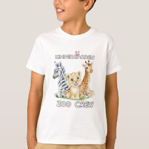 Camiseta Jardim de Infância Zoo Tripulação Funny Circus Cub
